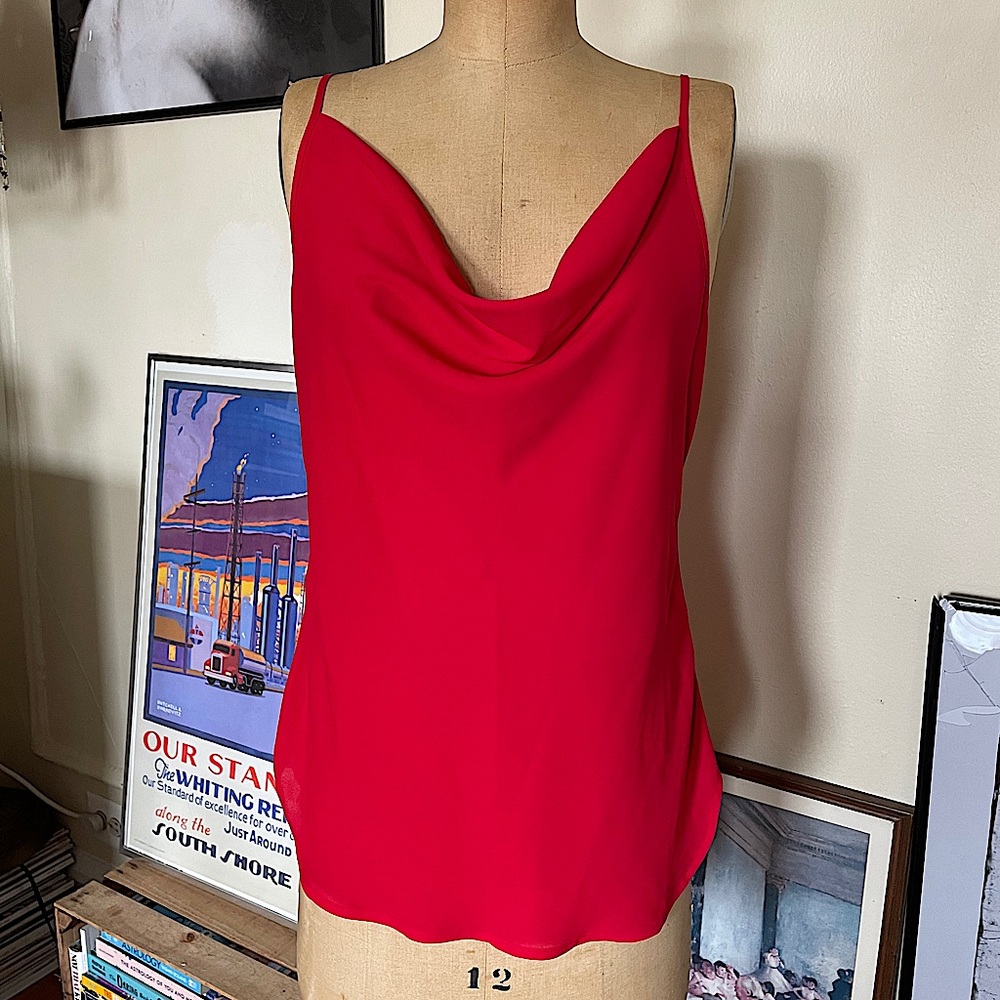 Sleeveless Cowl Neck Cami